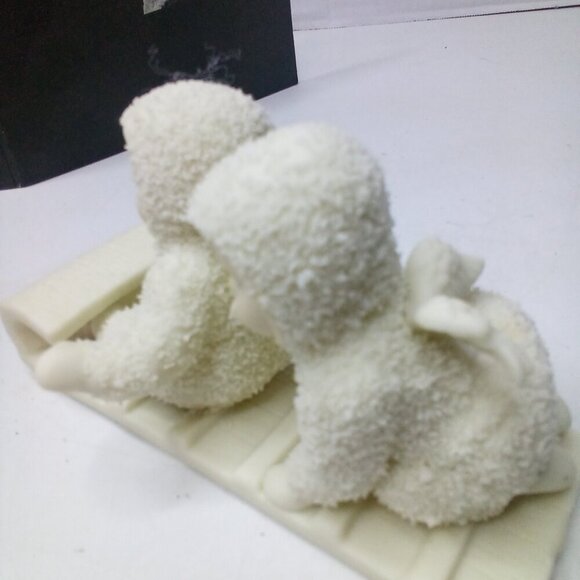 Department 56 Winter Tales Snowbabies Down The Hill We Go Figurine Christmas - Picture 8 of 13